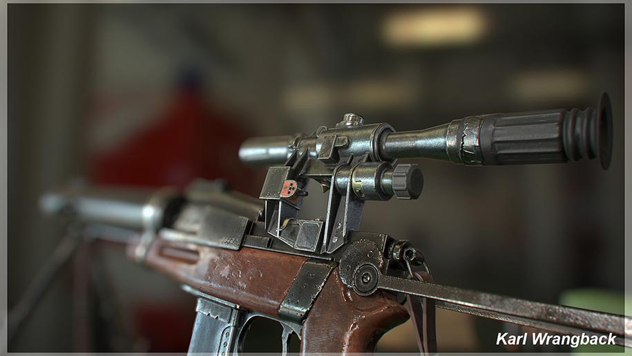De-Lisle Commando Carbine Mark 2 .45acp - Karl Wrangback